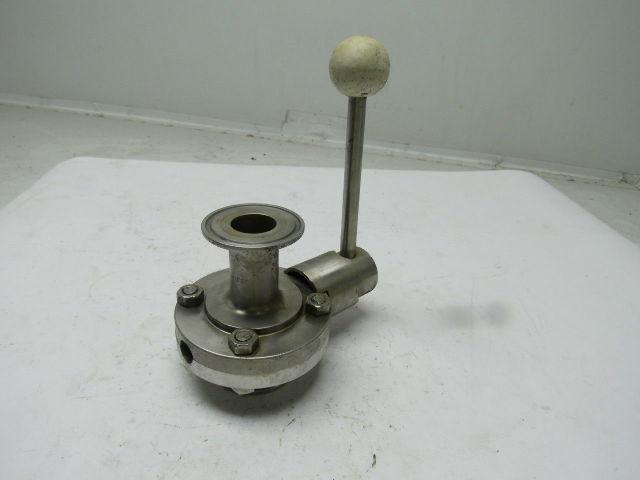 Flowtec 3/4" Butterfly Valve Stainless Steel