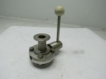 Flowtec 3/4" Butterfly Valve Stainless Steel
