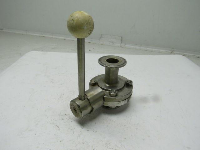 Flowtec 3/4" Butterfly Valve Stainless Steel