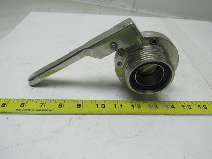 1-1/2" Stainless Steel Butterfly Valve