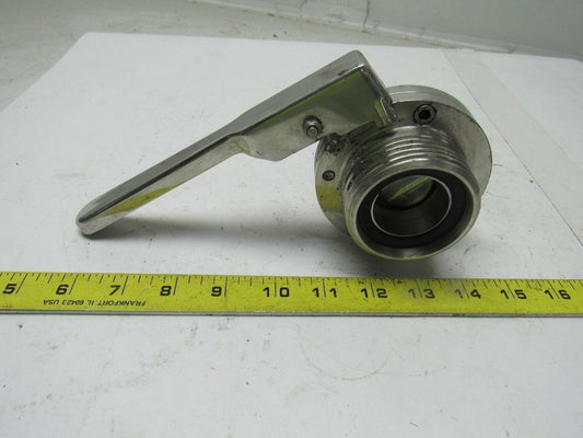 1-1/2" Stainless Steel Butterfly Valve