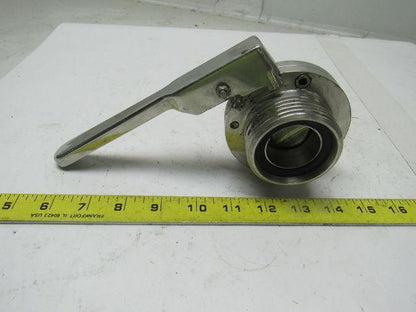 1-1/2" Stainless Steel Butterfly Valve