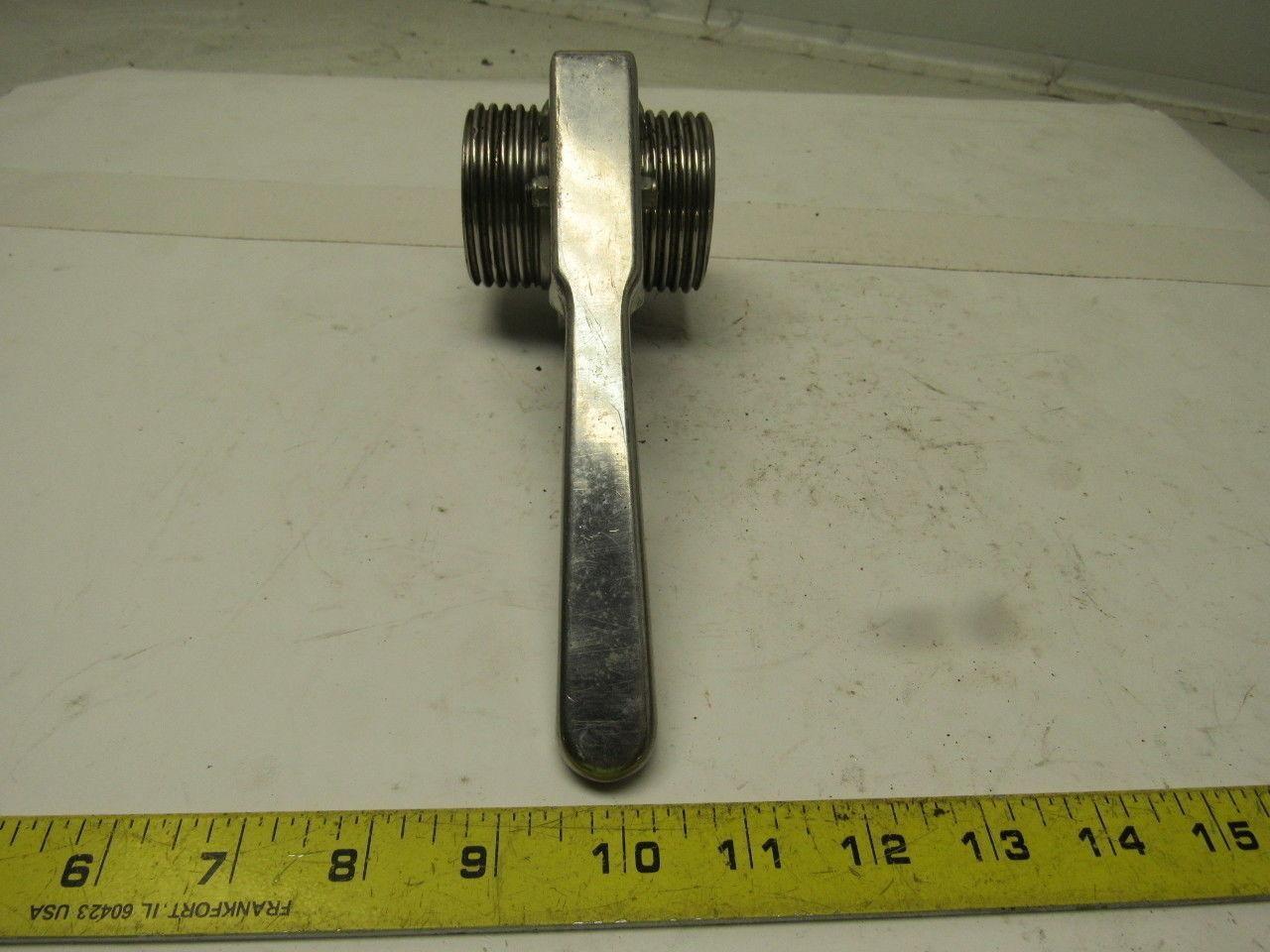 1-1/4" Stainless Steel Butterfly Valve