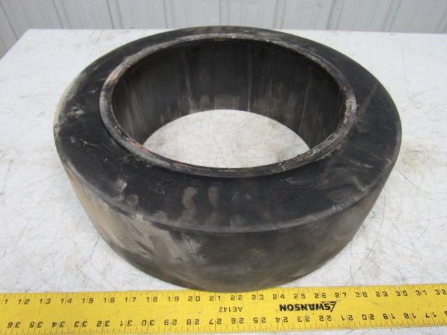 Superior Tire 18x6x12-1/8 Press On Forklift Wheel Tire Hard Rubber Smooth