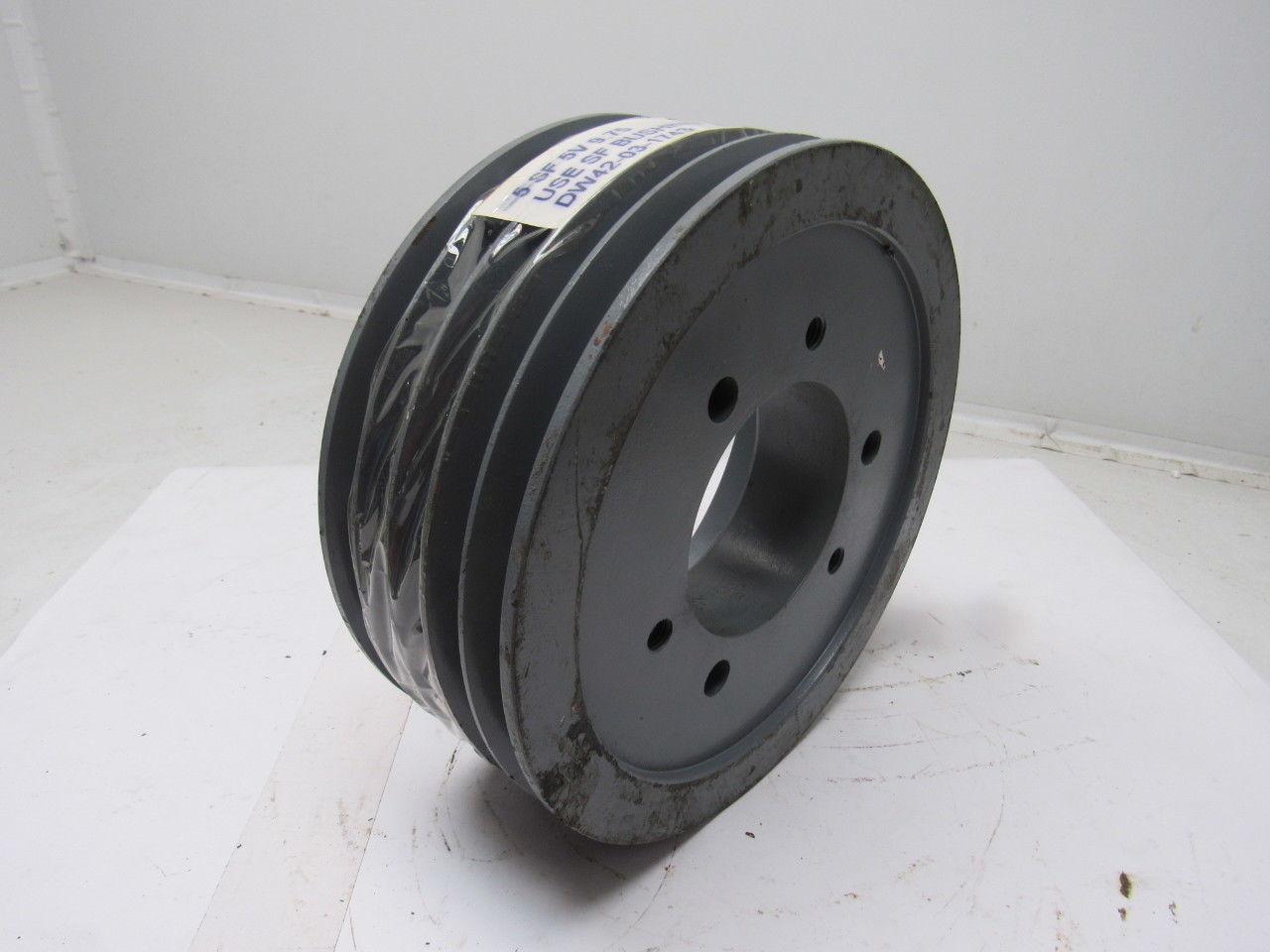 55V9.75 5 Groove 9-3/4" Pulley/Sheave SF Bushed Bore
