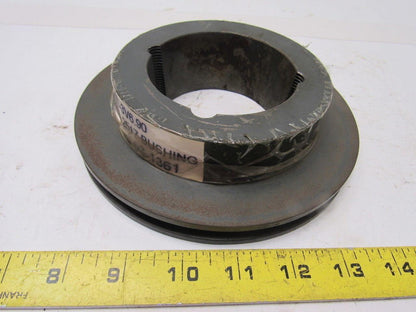 1-3V6.9 1 Groove 6.9" 3V Pulley/Sheave 2517 Bushed Bore