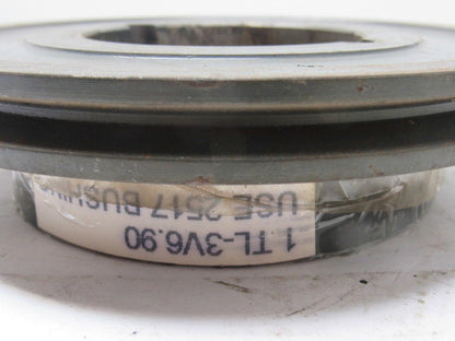 1-3V6.9 1 Groove 6.9" 3V Pulley/Sheave 2517 Bushed Bore