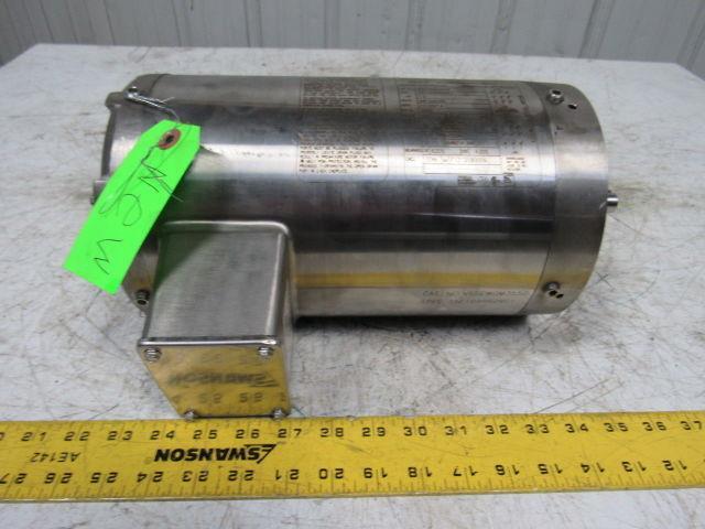 BALDOR VSSEWDM3550 1-1/2HP Washdown Motor 208-230/460v 3500RPM 56C