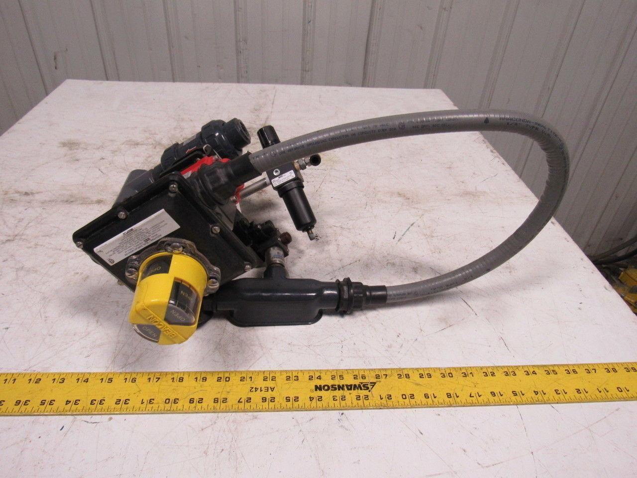 ASAHI A79PASG6FRW24D 1" Valve Pneumatic Actuator Assembly Spring Return 24VDC