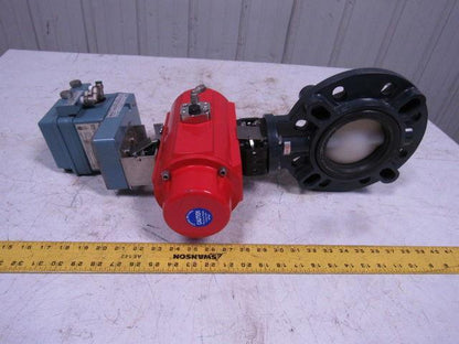 ASAHI D79PASC1FR 4" Butterfly Puneumatic Actuator Assembly W/ECKARDT SR1986