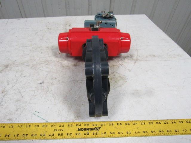 ASAHI D79PASC1FR 4" Butterfly Puneumatic Actuator Assembly W/ECKARDT SR1986