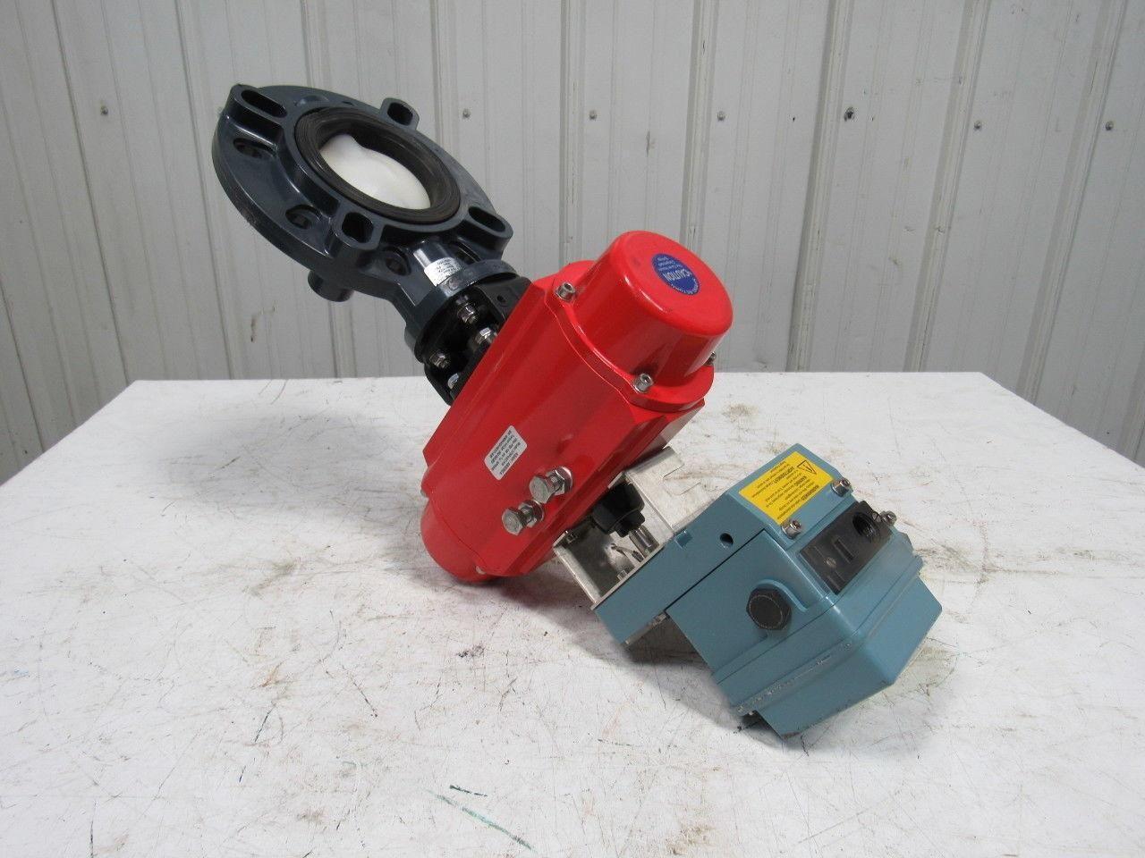 ASAHI D79PASC1FR 4" Butterfly Puneumatic Actuator Assembly W/ECKARDT SR1986