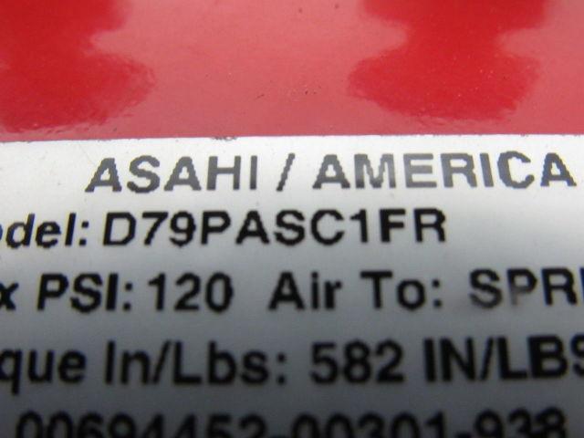 ASAHI D79PASC1FR 4" Butterfly Puneumatic Actuator Assembly W/ECKARDT SR1986