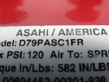 ASAHI D79PASC1FR 4" Butterfly Puneumatic Actuator Assembly W/ECKARDT SR1986