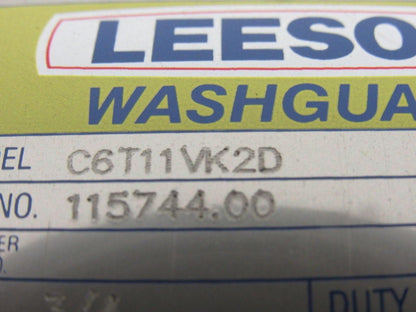 Leeson 115744.00 C6T11VK2D 3/4HP 1140RPM 208-230/460V 3PH Electric Motor