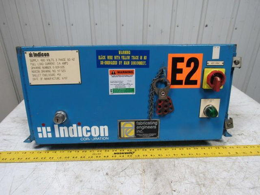 Rapistan 26" X 12" X 8" Electrical Enclosure Machine Motor Starter 480V 3PH 60HZ