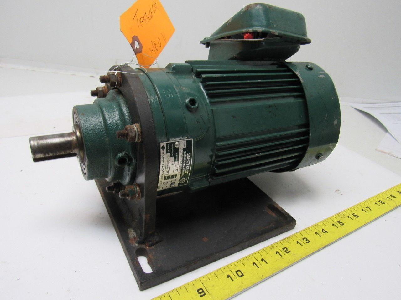 Sumitomo SM-Cyclo CNFM034085YA 1/3HP Gear Motor 25:1 Ratio 208-230/460V 3Ph