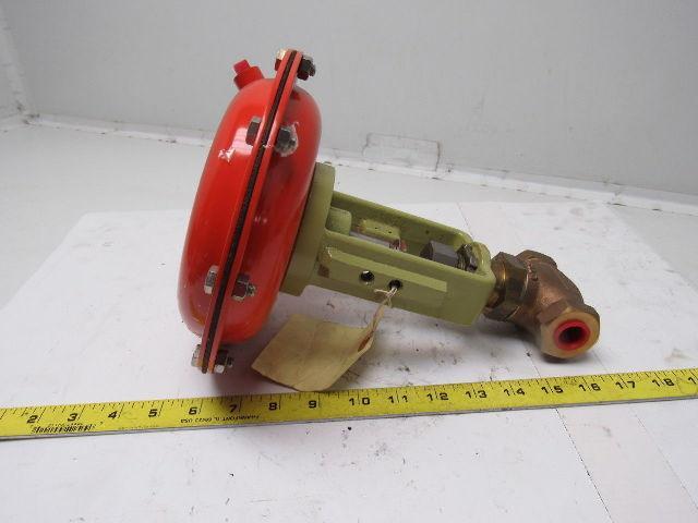 Masoneilan Division 32-24321 Diaphragm Actuator W/1/2" NPT Bronze Globe Valve