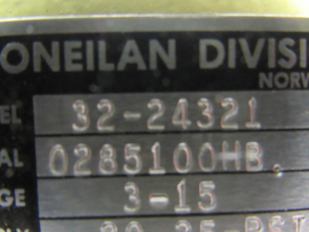 Masoneilan Division 32-24321 Diaphragm Actuator W/1/2" NPT Bronze Globe Valve