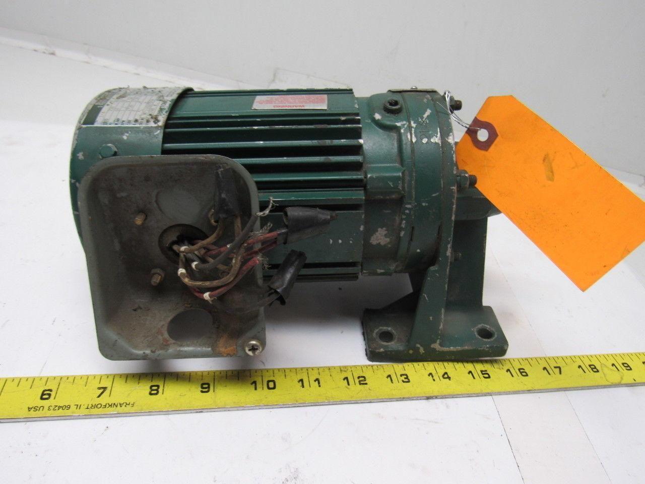 Sumitomo SM-Cyclo CNHM024075YA21 1/4HP Gear Motor 21:1 Ratio 208-230/460V 3Ph