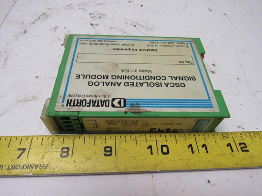 Dataforth DSCA34-05 Linearized 2- or 3-Wire RTD Input Signal Conditioner