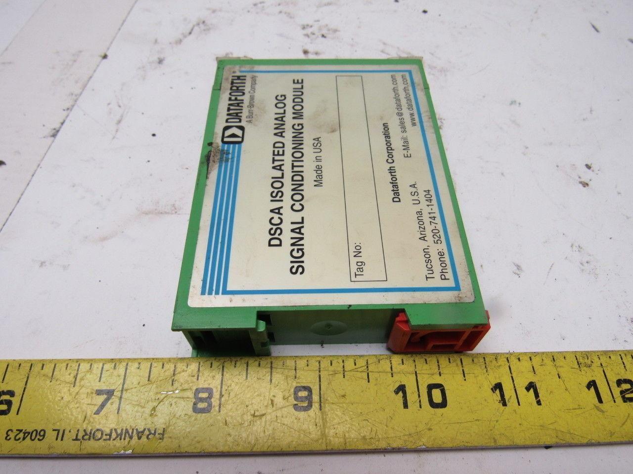 Dataforth DSCA34-05 Linearized 2- or 3-Wire RTD Input Signal Conditioner