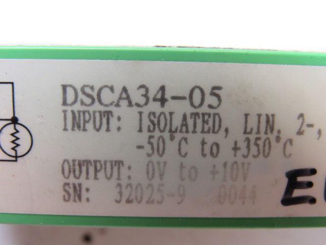 Dataforth DSCA34-05 Linearized 2- or 3-Wire RTD Input Signal Conditioner