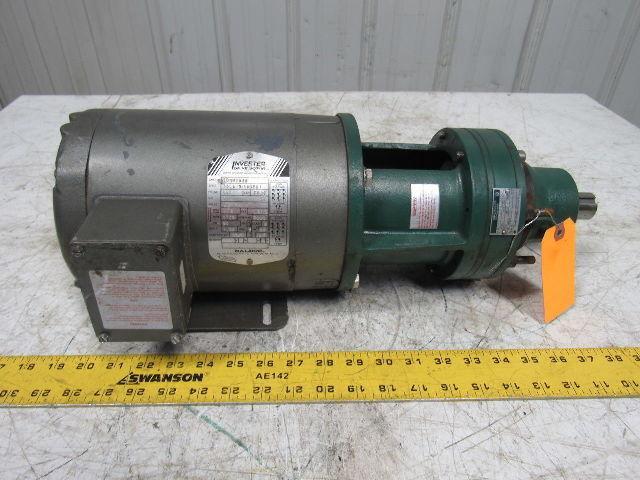 Sumitomo SM-Cyclo CNFJ4095Y17 1/2HP Gear Motor 17:1 Ratio 208-230/460V 3Ph