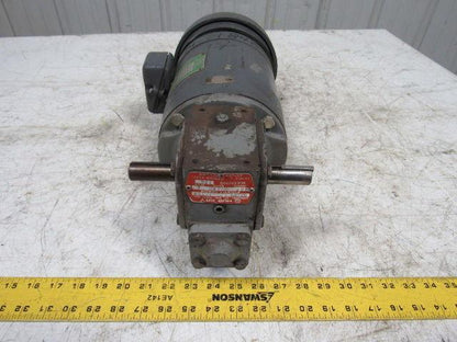 Hub City 02-20-21501-184 Double Shaft Gear Box 5:1 Ratio W/1/2HP 90a/100F DC
