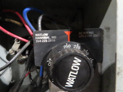 Watlow 0-250° Thermostat Mounted In Enclosure W/480V Heater 3/4" NPT Outlets