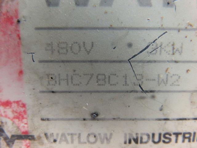 Watlow 0-250° Thermostat Mounted In Enclosure W/480V Heater 3/4" NPT Outlets