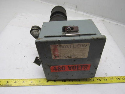 Watlow 0-250° Thermostat Mounted In Enclosure W/480V Heater 3/4" NPT Outlets