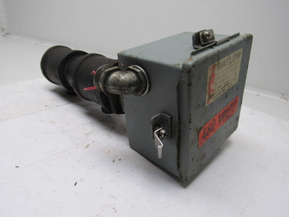 Watlow 0-250° Thermostat Mounted In Enclosure W/480V Heater 3/4" NPT Outlets