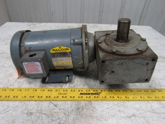 Hub City 02-20-21606-264 264 Double Shaft Gear Box 5:1 W/1/2HP Baldor 3PH  Motor