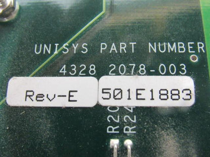 UNISYS CORP 43282078-003 REV-E NDP600-IML PCBA 7-SLT DUAL IMAGE Lot/1