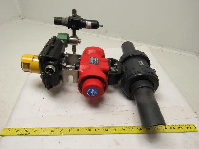 Asahi/America C79M2PFSW115AST 2" Valve Pneumatic Actuator Assembly Spring Return