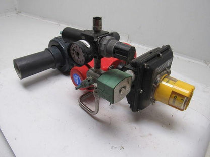 Asahi/America C79M2PFSW115AST 2" Valve Pneumatic Actuator Assembly Spring Return