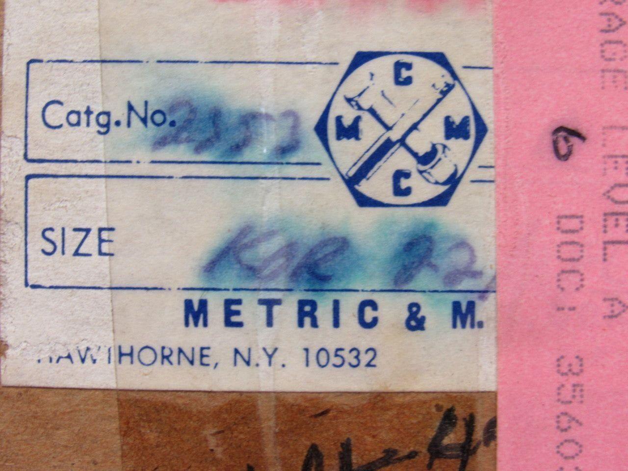 Metric & M.C. Corp 2353 Hydraulic Fitting Reducer Tube 20x16mm Series S Lot of 3