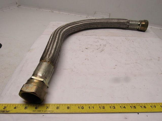 Stainless Steel Braided Hydraulic Machine Hose 1-1/2" ID X 31"