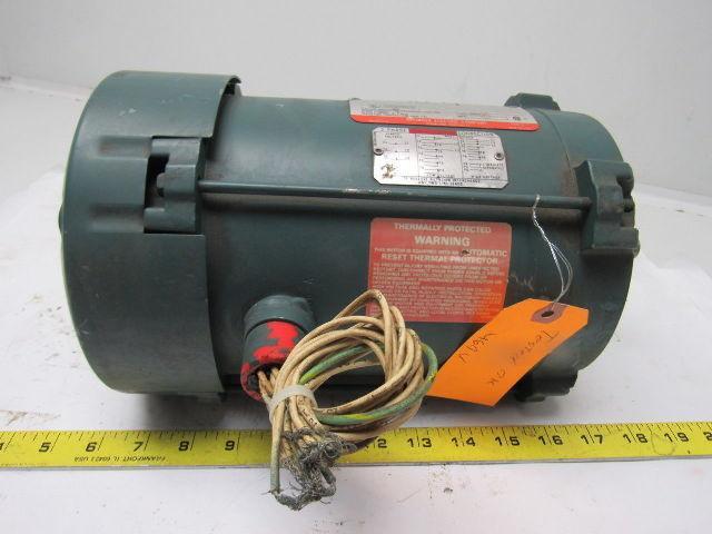 Reliance Electric P56J2337M-RU 3/4HP 3PH 208-230/460V 1725RPM Electric Motor