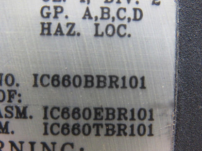 GE Fanuc IC660BBR101 Genius 16 Point Relay Output Module NO 115/230 VAC 50/60Hz.