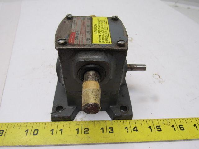 Boston Gear 309A-20-H Right Angle Double Shaft Speed Reducer Gear Box 20:1 Ratio
