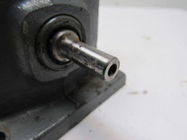 Boston Gear 309A-20-H Right Angle Double Shaft Speed Reducer Gear Box 20:1 Ratio