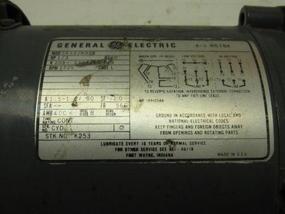 Paterson NC119AC1AA00A01 2.24/1 Gearmotor 769 Output RPM 1/3HP 208-230/460V 3PH