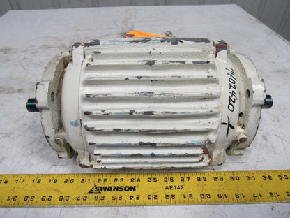 Westinghouse 773B831G07 3/4HP 3PH 230/460V 1755RPM Double Shaft Electric Motor