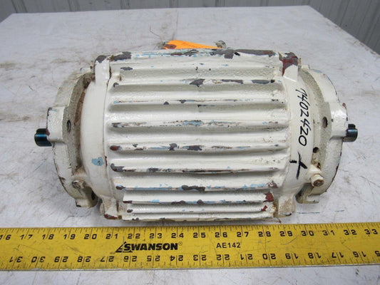 Westinghouse 773B831G07 3/4HP 3PH 230/460V 1755RPM Double Shaft Electric Motor