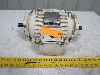 Westinghouse 773B831G07 3/4HP 3PH 230/460V 1755RPM Double Shaft Electric Motor