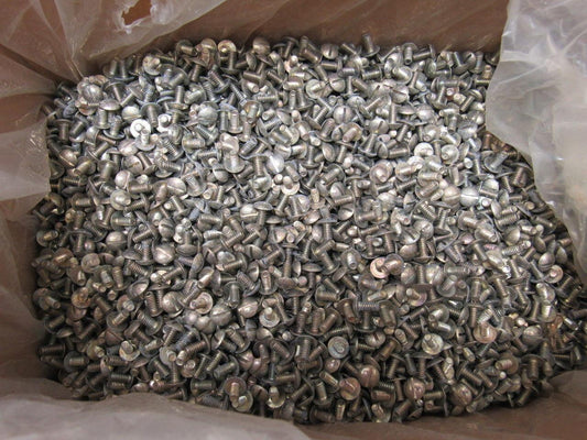 #10-24 Slotted Truss Head Machine Screws Stove Bolts 3/8" Long 2000 Pieces+