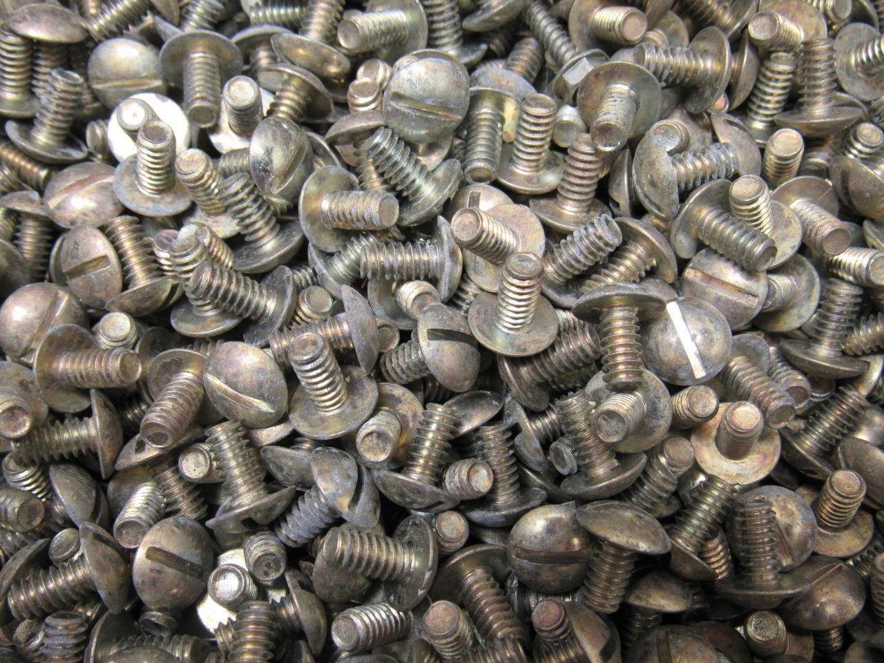 #10-24 Slotted Truss Head Machine Screws Stove Bolts 3/8" Long 2000 Pieces+