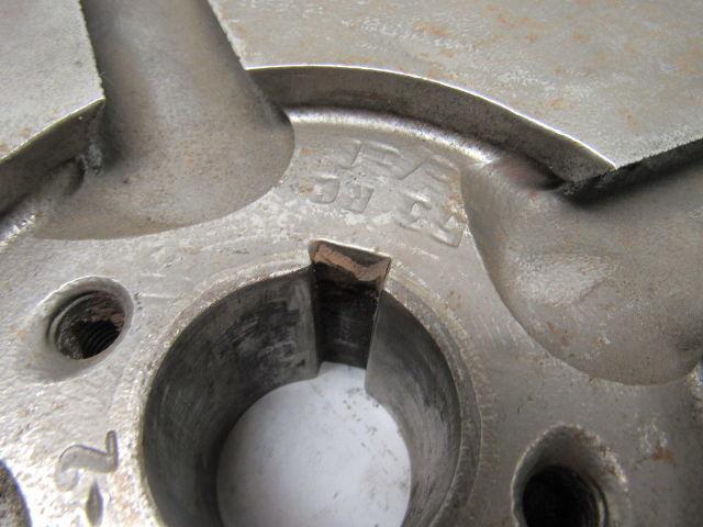 119-394 11-3/4 Shot Blaster Machine Bare 4 Blade Wheel  Repair Part